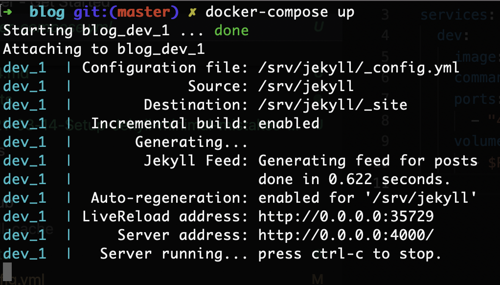 docker compose